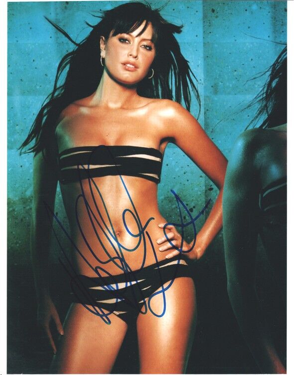 Autogramm Film / Pop (AUS) | Holly VALANCE | 2002 Foto (Portrait Color XL) SEXY FHM