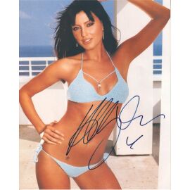 Autogramm Film / Pop (AUS) | Holly VALANCE | 2003 (Portrait Color XL) BIKINI FHM