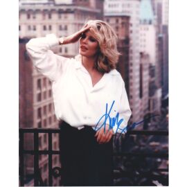 Autogramm Film (USA) | Kim BASINGER | 1986 Foto (Portrait Color XL) "9 1/2 Wochen"