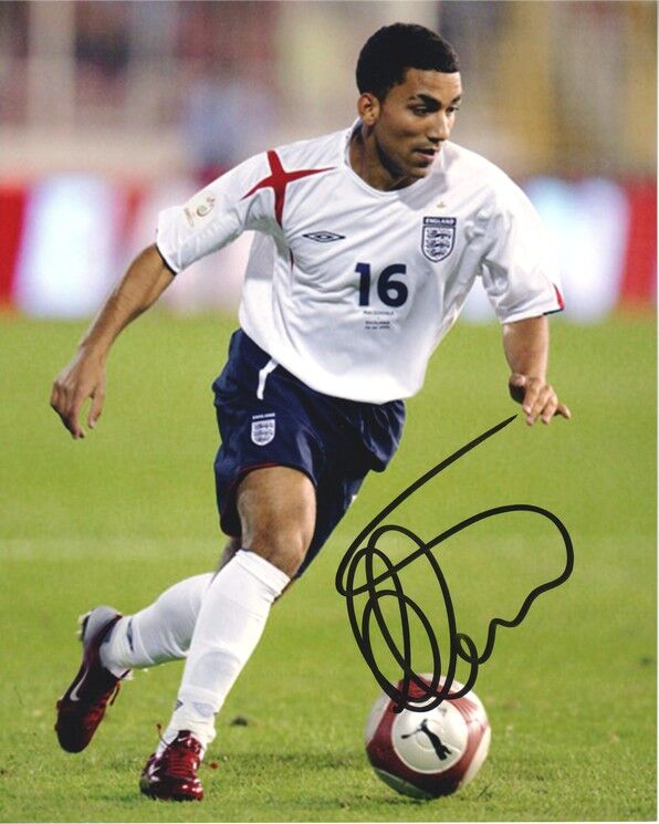 Autogramm Fussball | England | 2006 Foto | Aaron LENNON (Spielszene Color XL)