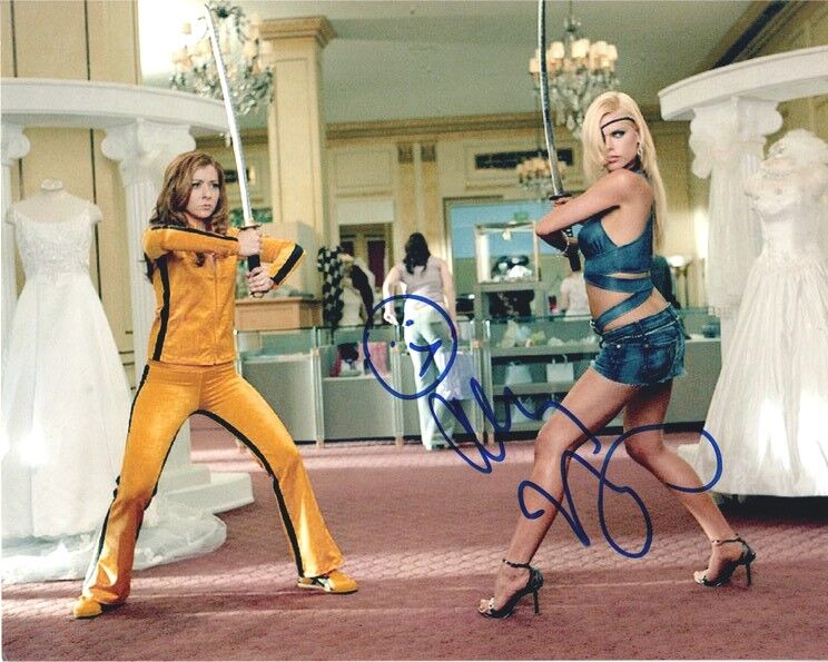 Autogramm Film (USA) | Alyson HANNIGAN | 2006 Foto (Filmszene Color XL) "Date Movie"