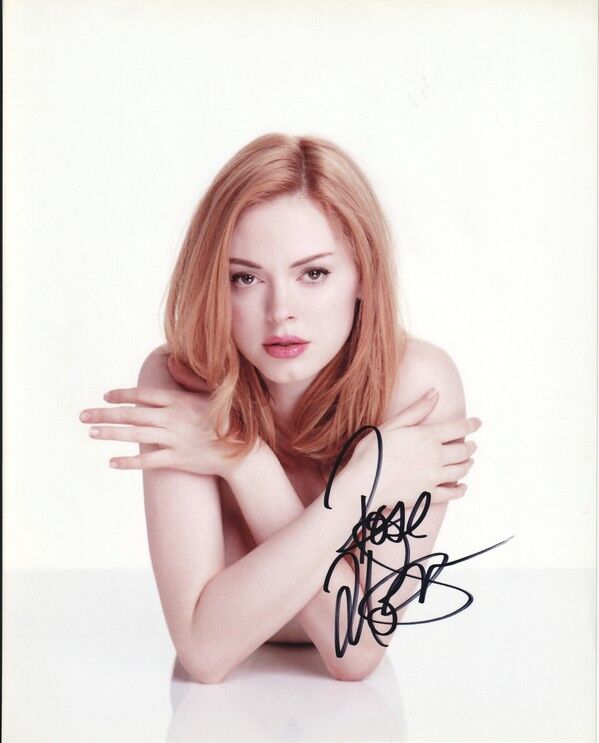 Autogramm Film (USA) | Rose McGOWAN | 2001 Foto (Portrait Color XL) "Charmed" 1