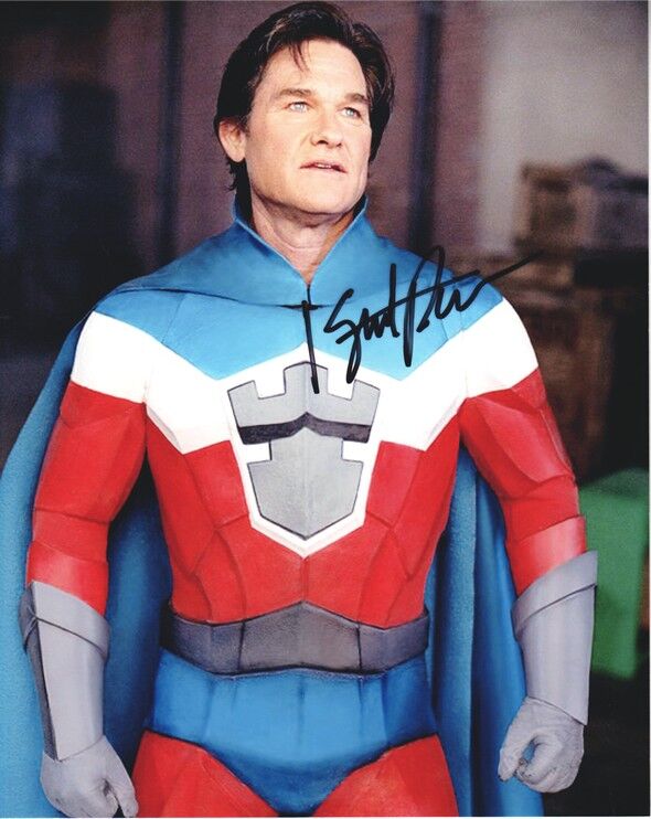 Autogramm Film (USA) | Kurt RUSSELL | 2005 Foto (Portrait Color XL) "Sky High"