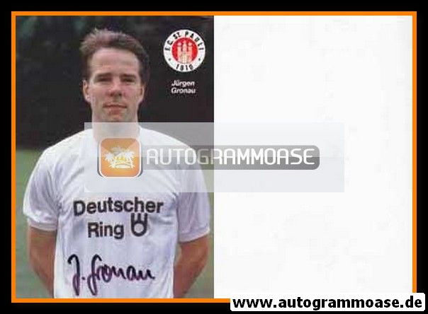 Autogramm Fussball | FC St. Pauli | 1988 | Jürgen GRONAU