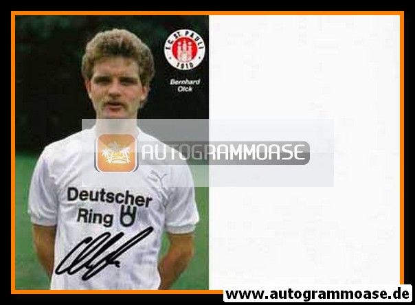 Autogramm Fussball | FC St. Pauli | 1988 | Bernhard OLCK