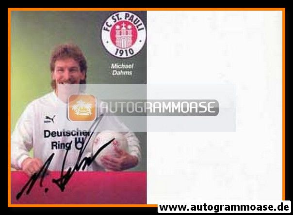 Autogramm Fussball | FC St. Pauli | 1989 | Michael DAHMS