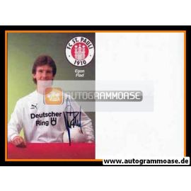 Autogramm Fussball | FC St. Pauli | 1989 | Egon FLAD