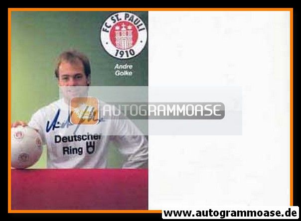 Autogramm Fussball | FC St. Pauli | 1989 | Andre GOLKE