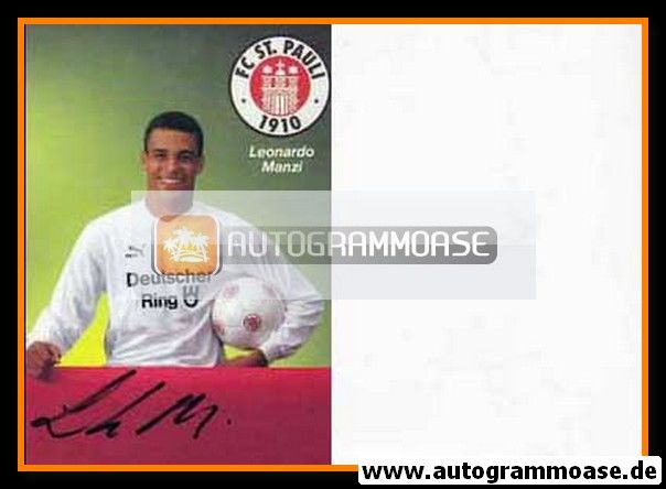 Autogramm Fussball | FC St. Pauli | 1989 | Leonardo MANZI