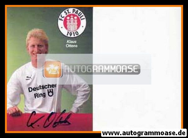 Autogramm Fussball | FC St. Pauli | 1989 | Klaus OTTENS