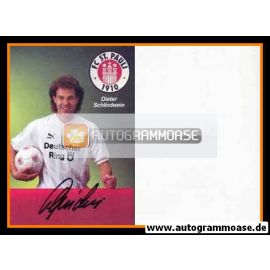 Autogramm Fussball | FC St. Pauli | 1989 | Dieter SCHLINDWEIN