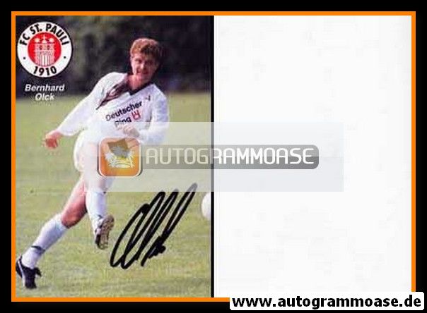 Autogramm Fussball | FC St. Pauli | 1990 | Bernhard OLCK