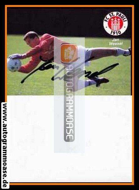 Autogramm Fussball | FC St. Pauli | 1990 | Jan WESSEL