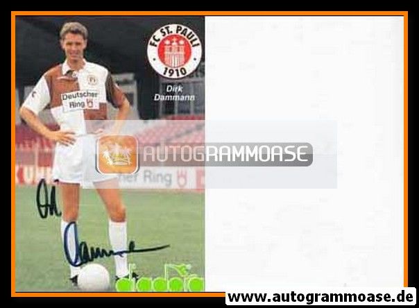 Autogramm Fussball | FC St. Pauli | 1991 | Dirk DAMMANN