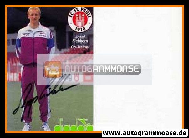 Autogramm Fussball | FC St. Pauli | 1991 | Josef EICHKORN