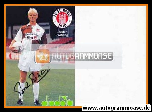 Autogramm Fussball | FC St. Pauli | 1991 | Torsten FRÖHLING