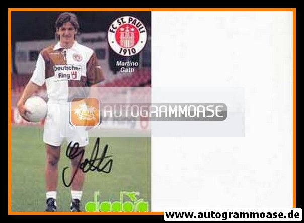 Autogramm Fussball | FC St. Pauli | 1991 | Martino GATTI