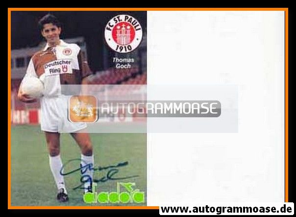 Autogramm Fussball | FC St. Pauli | 1991 | Thomas GOCH