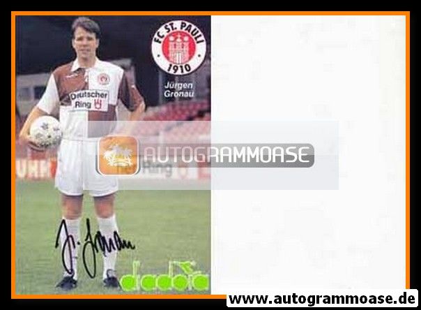 Autogramm Fussball | FC St. Pauli | 1991 | Jürgen GRONAU