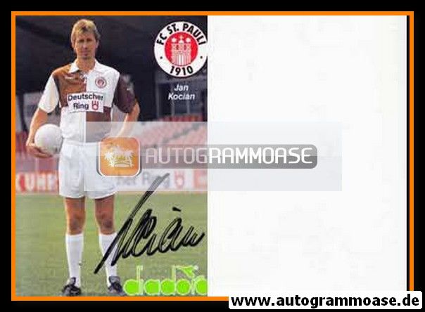 Autogramm Fussball | FC St. Pauli | 1991 | Jan KOCIAN
