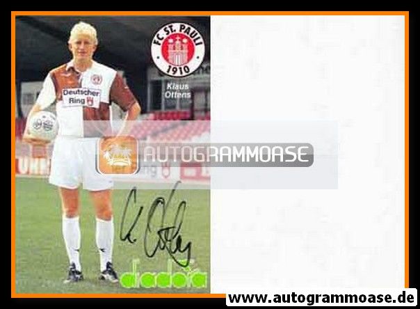 Autogramm Fussball | FC St. Pauli | 1991 | Klaus OTTENS