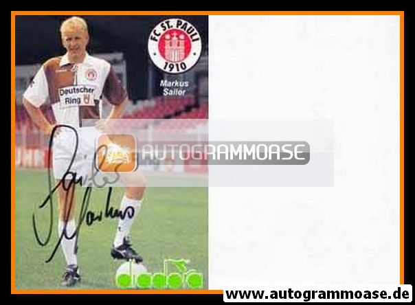 Autogramm Fussball | FC St. Pauli | 1991 | Markus SAILER