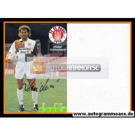Autogramm Fussball | FC St. Pauli | 1991 | Dieter SCHLINDWEIN