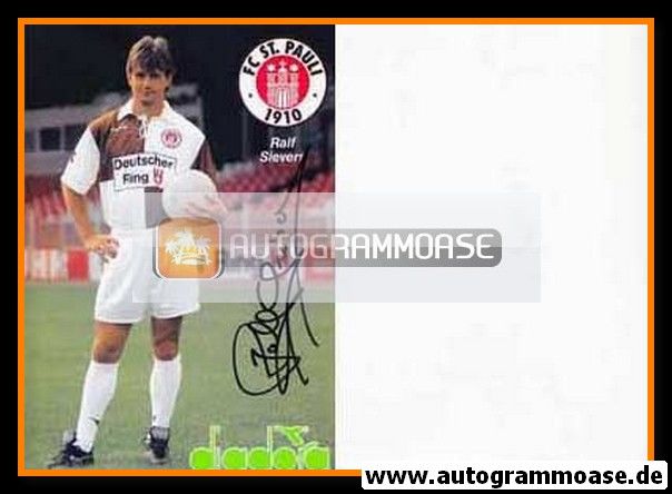 Autogramm Fussball | FC St. Pauli | 1991 | Ralf SIEVERS