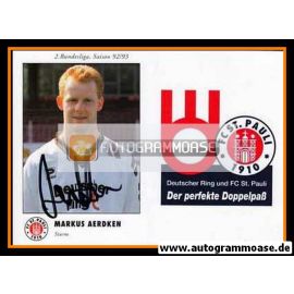 Autogramm Fussball | FC St. Pauli | 1992 | Markus AERDKEN