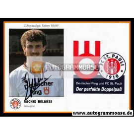 Autogramm Fussball | FC St. Pauli | 1992 | Rachid BELARBI