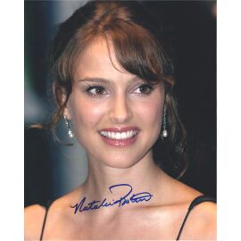 Autogramm Film (USA) | Natalie PORTMAN | 2004 Foto (Portrait Color XL) "Closer"