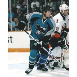 Autogramm Eishockey | USA | San Jose | Mark BELL | 2000er Foto (Spielszene Color XL) 1