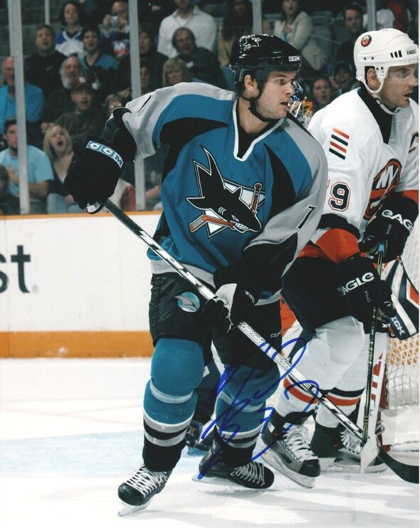 Autogramm Eishockey | USA | San Jose | Mark BELL | 2000er Foto (Spielszene Color XL) 1