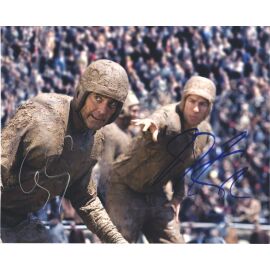 Autogramme Film (USA) | George CLOONEY + John KRASINSKI | 2008 Foto (Filmszene Color XL) "Leatherheads"