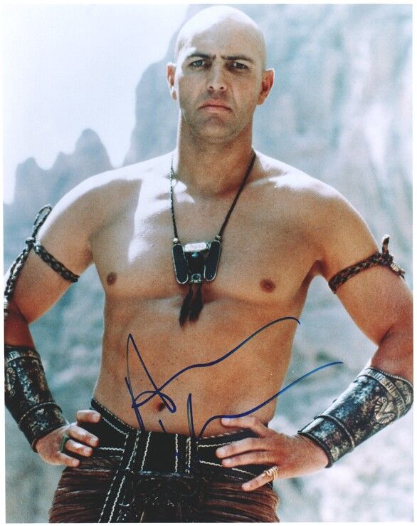 Autogramm Film (RSA) | Arnold VOSLOO | 1999 Foto (Portrait Color XL) "The Mummy"