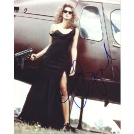 Autogramm Film / Model (USA) | Cindy CRAWFORD | 1995 Foto (Portrait Color XL) "Fair Game"