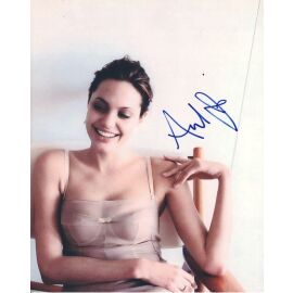 Autogramm Film (USA) | Angelina JOLIE | 2004 (Portrait Color XL) Demarchelier