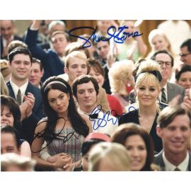 Autogramme Film (USA) | BOBBY CAST | 2006 Foto (Lohan / Stone / Wood) Gruppenbild Color XL