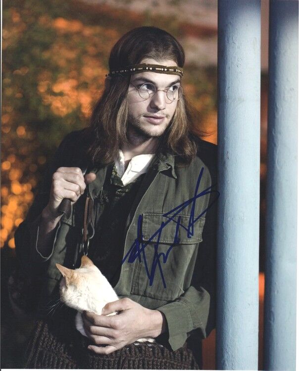 Autogramm Film (USA) | Ashton KUTCHER | 2004 Foto (Portrait Color XL) "Butterfly Effect"
