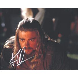 Autogramm Film (NZL) | Karl URBAN | 2002 Foto (Portrait Color XL) "Lord Of The Rings"