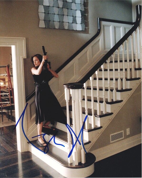Autogramm Film (USA) | Angelina JOLIE | 2005 (Filmszene Color XL) "Mr. + Mrs. Smith"
