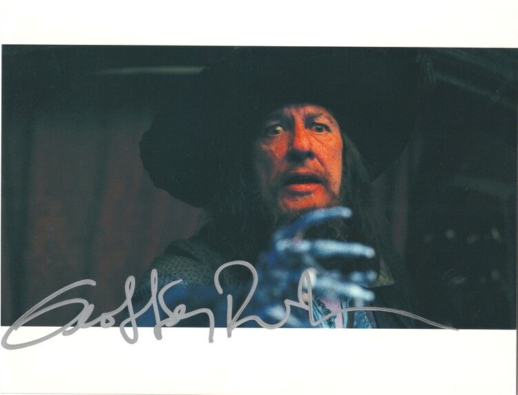 Autogramm Film (AUS) | Geoffrey RUSH | 2003 Foto (Portrait Color XL) "Pirates Caribbean"