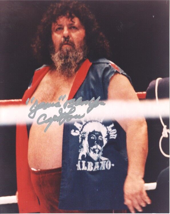 Autogramm Wrestling | Lou ALBANO | 1985 Foto (Portrait Color XL)