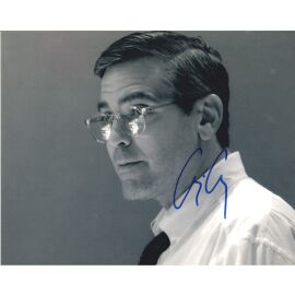 Autogramm Film (USA) | George CLOONEY | 2005 Foto (Portrait SW XL) "Good Night Good Luck"