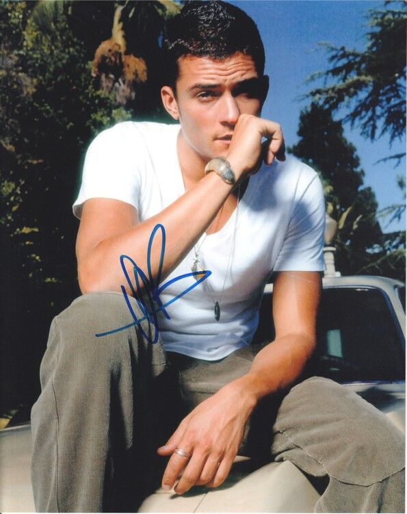 Autogramm Film (UK) | Orlando BLOOM | 2003 Foto (Portrait Color XL)