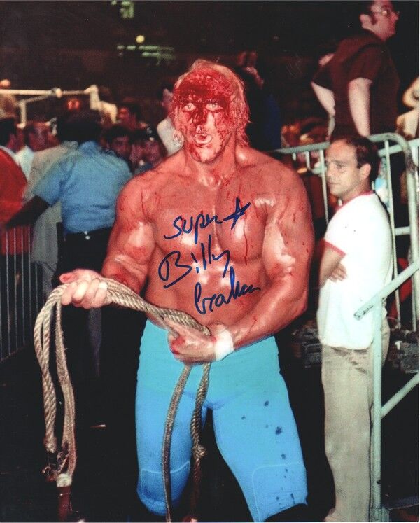 Autogramm Wrestling | Superstar BILLY GRAHAM | 1970er Foto (Kampfszene Color XL)