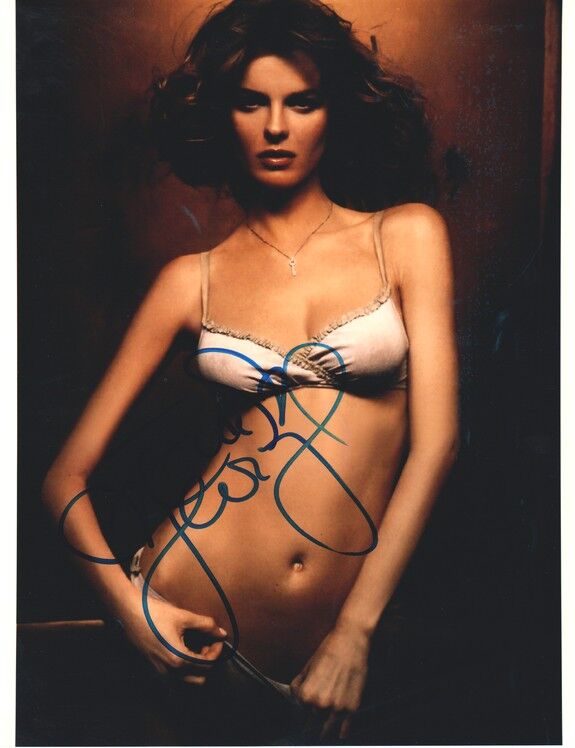 Autogramm Film / Model (CZE) | Eva HERZIGOVA | 1994 Foto (Portrait Color XL) Wonderbra SEXY