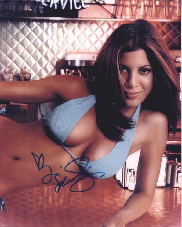 Autogramm Film (USA) | Tori SPELLING | 1996 Foto (Portrait Color XL) "Beverly Hills 90210" SEXY