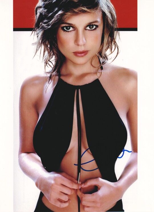 Autogramm Film (ESP) | Elena ANAYA | 2004 Foto (Portrait Color XL) "Van Helsing" SEXY