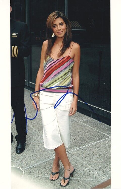 Autogramm Film (USA) | Jamie-Lynn SIGLER | 2003 Foto (Portrait Color XL) Broadway